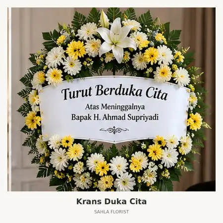 Krans Bunga Duka Glodok